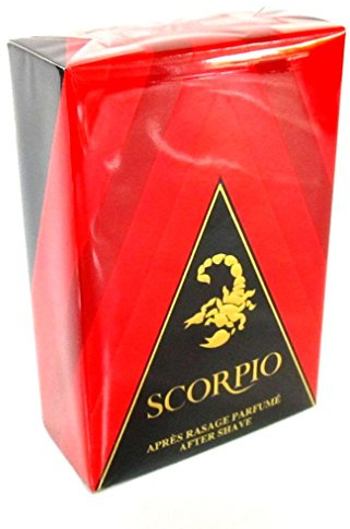 Scorpio - Après-rasage Homme - Collection Rouge - Parfum Homme - Raffiné et Masculin - Epicés et Hespéridés - Apaise la Peau Après le Rasage - Flacon de 100ml