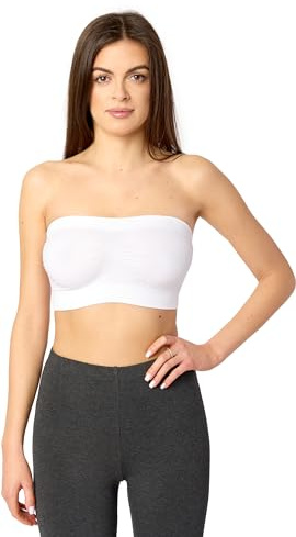 Merry Style Dam Bandeau Top 06 161 (Vit, S-M)