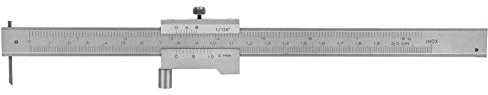 Calibro a Corsoio 0-200MM Acciaio Inossidabile 2 Unità Calibro di Marcatura Parallela Strumento di Misurazione del Calibro a Corsoio Calibro di Marcatura di Utensili con Ago in Metallo Duro