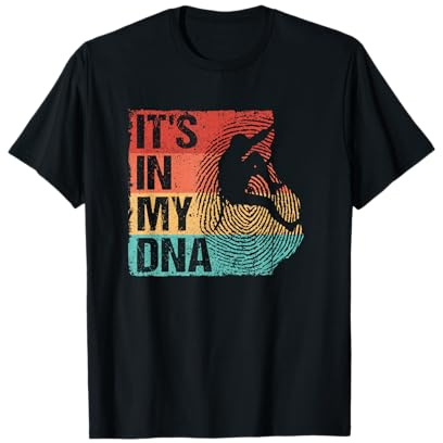 Bouldering Climber Rock Climbing Climbers It's In My DNA T-Shirt