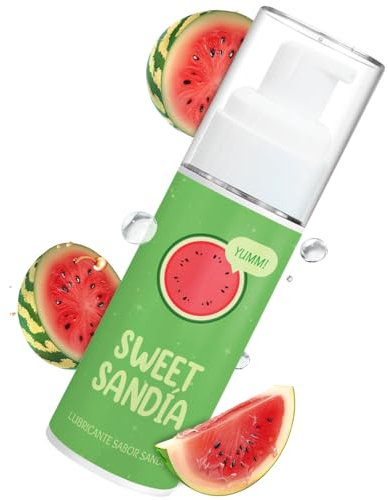 BYPLAY Lubricante Sexuales Parejas - Lubricante Sabor Comestible Oral - Gel Lubricante Sabor Sandía