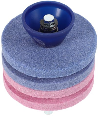 Ciieeo Affilatrice per Tosaerba e Cesoie a Doppio Strato con Pietra a 4 Strati, Testa di Rettifica Industriale Resistente, Accessorio per Affilatura Multifunzione per Uso Domestico e Professionale