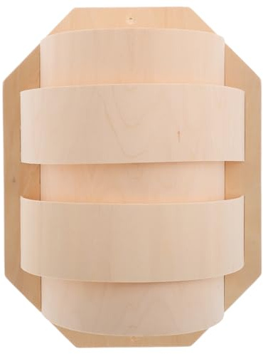 FIXOSHEE Saunalampenschirm Holz Leichtes Lampenschirm Zubehör Mit Pflegeleichter Oberfläche Für Sauna Und Entspannendes Lichtambiente
