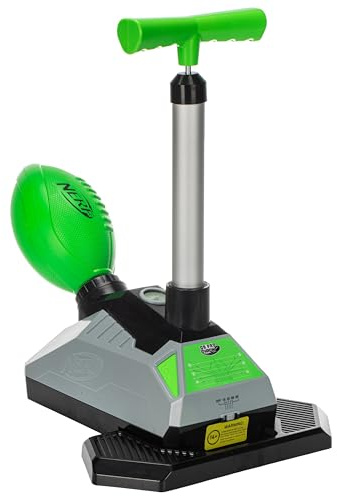 Nerf QB Pro Foam Football Passer - Mini Ball Launcher for Kids Practice + Games - Fun Youth Outdoor Football Passer - 8.5 Foam Ball Included
