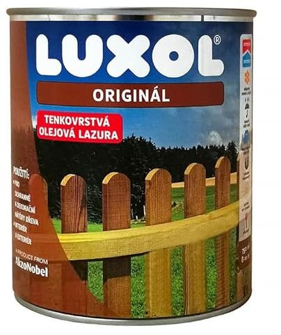 Luxol Original NEU Holzschutzlasur innen und außen 0,75 Liter Farbton palisander