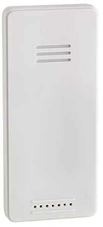 TFA Dostmann Temperatursender, 30.3236.02, Ersatzsender für digitalen Funk-Wecker Multicolor (60.2548), zur Temperaturkontrolle, weiß