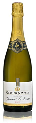 Gratien & Meyer Crémant de Loire A.O.C Brut (1x0,75l) Edler französischer Schaumwein - Cremant auf Champagner Niveau - Frisch fruchtig, Traditionelle Flaschengärung
