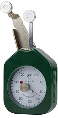 Krafttest-Push-Pull-Messgerät DTF-100. Textilspannmesser Metalldrahtspannmesser Drahtdrahtgarnspannungstest Kleine Größe, geringes Gewicht und Multifunktionsfunktion für Druck- und Zugprüfungen