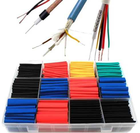 Tuyau thermique - 850 pièces assorties de gaines pour isolation électrique - Isolation électrique compacte pour adultes professionnels passionnés de gestion de câbles