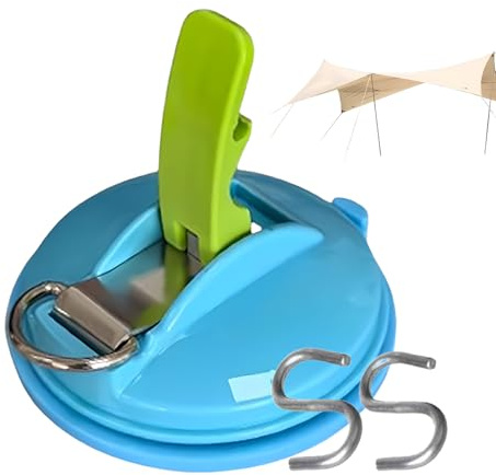 Genérico Ventose di grande capacità - Fissaggio con ventose a vuoto resistenti - Ganci di fissaggio con forte adesione senza foratura, per bagno cucina viaggi campeggio