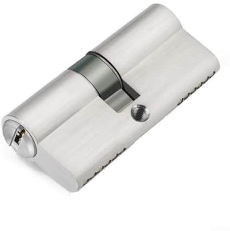 babominimer Serratura a cilindro per porta della camera da letto, 70 mm, in ferro, antifurto, anti-leva, anti-violento, per porte interne in legno, con 3 chiavi, funzionamento fluido, resistente