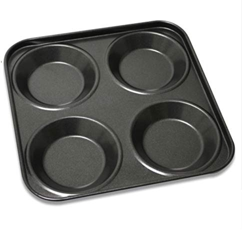 Non-Stick 4 Cup Yorkshire Pudding Tray Perfect for Sunday Roasts 23 x 23cm from Royle Home