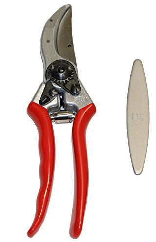 FELCO 2 Bypass Pruner and Diamond Sharpener (Bundle, 2 Items)