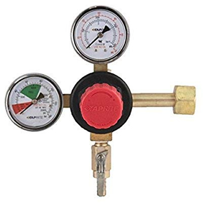 Taprite T742HP Primary Double Gauge CO2 Regulator, Brass
