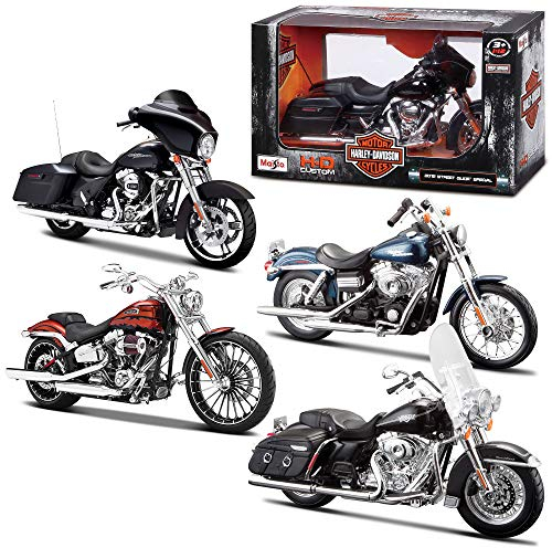 Maisto 1:12 H-D Motorcycles Asst