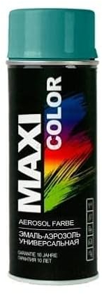 MAXI COLOR NEW QUALITY Sprühlack Lackspray Glanz 400ml Universelle spray Nitro-zellulose Farbe Sprühlack schnell trocknender Sprühfarbe (RAL 6033 Minttürkis glänzend)