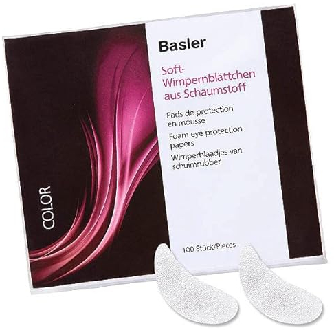 Basler Wimpernblättchen Soft Pro Packung 100 Stück | Wimpernblättchen zum Färben| Wimpern-Pads