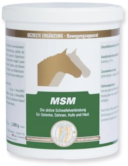 Vetripharm MSM - Die aktive Schwefelverbindung für Gelenke, Sehnen, Hufe und Haut