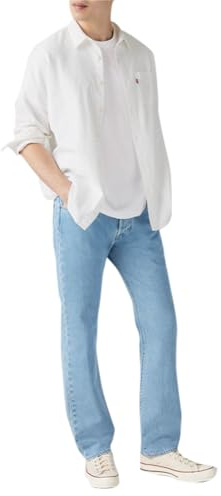 Levi's Herrar 501 original fit jeans, Ferry Building Blue T2, 33W / 30L