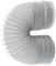 Ø 80mm Conducto de Aire Flexible para Campana Extractora, Aire Acondicionado, Extractor, Secadora - Manguera de Escape de 3m - Conductos de Ventilación - PVC