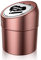 LegendTech Cenicero cortavientos, acero inoxidable con tapa antiolor, Cenicero portátil para interior y exterior, con alfombra antideslizante y antiarañazos