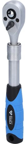 BRILLIANT TOOLS BT021996 Cliquet réversible télescopique 3/8 (220 - 320 mm) [Powered by KS TOOLS]