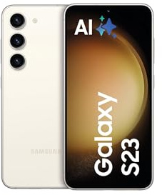 Samsung Galaxy S23 AI-Android-Smartphone, 128GB, 3.900mAh Akku, Smartphone ohne Vertrag Cream inkl. 36 Monate Herstellergarantie [Exklusiv bei Amazon]