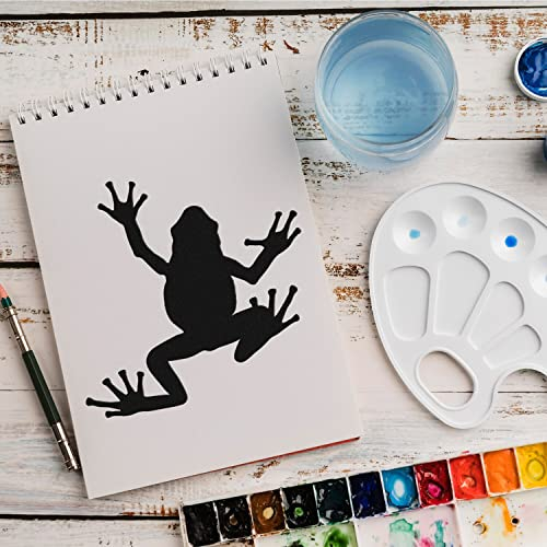 Schablone Frosch Tier v3 Design Stencil DIY Airbrush Muster Wandgestaltung Sprühschablone 21 x 21 cm