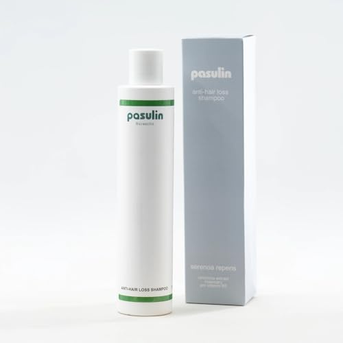 Pasulin Anti-FallShampoo - Med Serenoa Repens, minskar håravfall, stärker rötterna, motverkar skallighet och stimulerar tillväxt, 250 ml