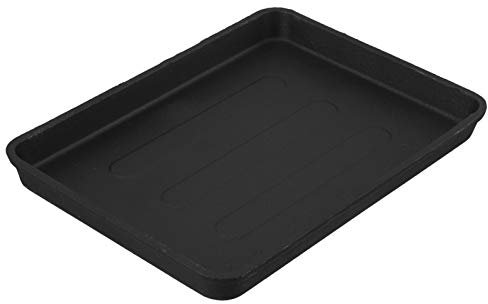 ABOOFAN Plato Teppanyaki Grueso Multifuncional Sartén de Barbacoa Portátil de Hierro para Asar al Aire para Parrillas y Bandejas de Cocción