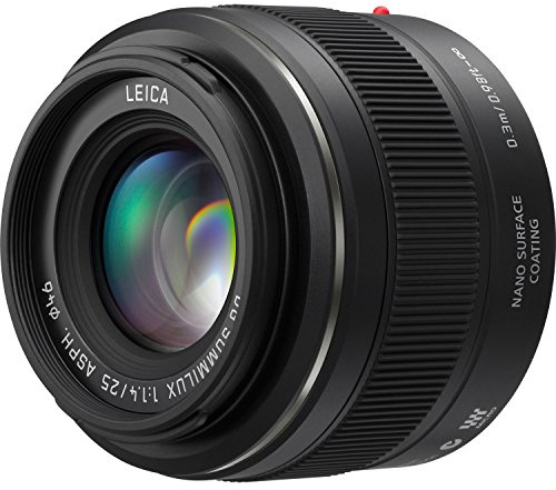 Panasonic Lumix G Micro 4/3 Leica DG SUMMILUX 25 mm, Leica Objectif à lentille asphérique f/1,4