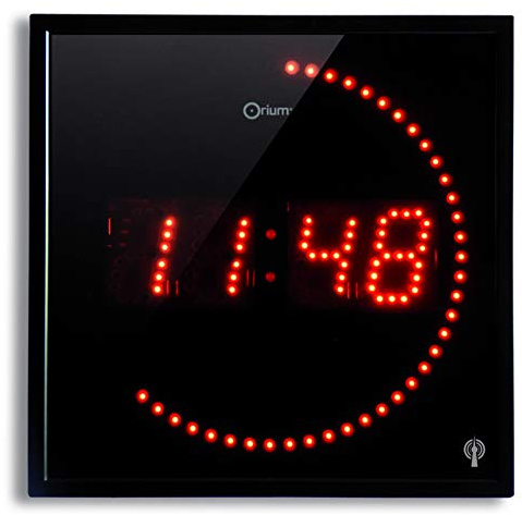 Orium Horloge à LED Radio contrôlée