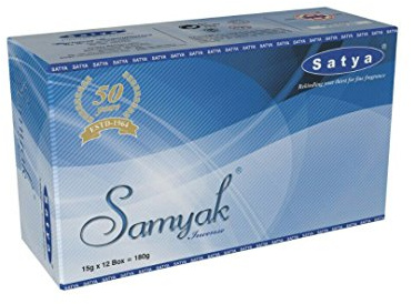 The India Connection Satya Nag Champa Supreme Samyak incenso 180 g (12 x 15 gm scatole)