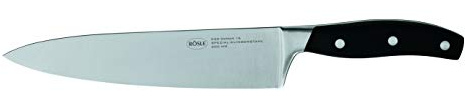 Rösle CUISINE Kochmesser, Hochwertiges Küchenmesser zum Schneiden von Fleisch, Fisch, Geflügel und Gemüse, Klingenspezialstahl, Fingerschutz