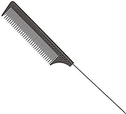Hercules Sägemann C22 anthrazit Toupier-Nadel stielkamm 8.75 Carbon Kamm, 1er Pack (1 x 1 Stück)