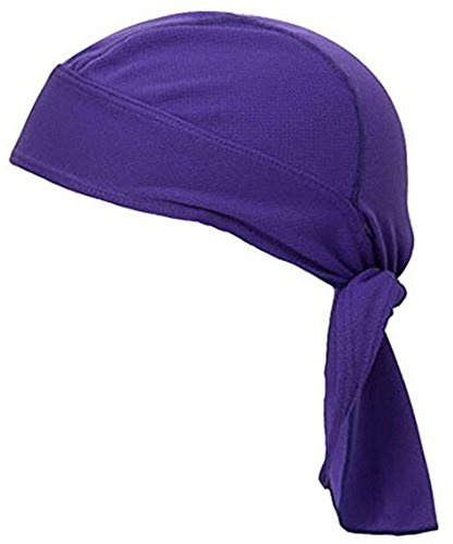 Bandana sportiva ad asciugatura rapida, protegge dai raggi UV, ideale per ciclismo, corsa, bicicletta, moto o per essere indossata sotto al casco, Purple