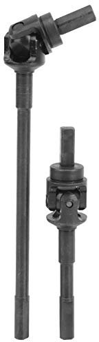 Shanrya Eje de Transmisión RC, Dirección de Mecanizado CNC de hasta 45 Grados Eje de Transmisión Delantero, para Automóvil RC Axial SCX10 III CVD VVD AXI232027 AR45P Coche RC