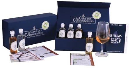 Coffret Dégustation Rhum Bio Monde 6 x 40ml - En Solo Ou En Duo - Le Club Des Connaisseurs