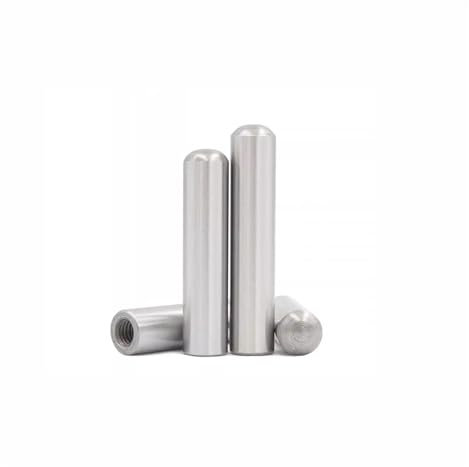 DUOCAI Zylindrische Stifte mit Innengewinde 40cr Stahl abgeschreckter Innengewinde-Zylinderstift Innengewindestift M2M3M4M5(10pcs 5X10XM3)