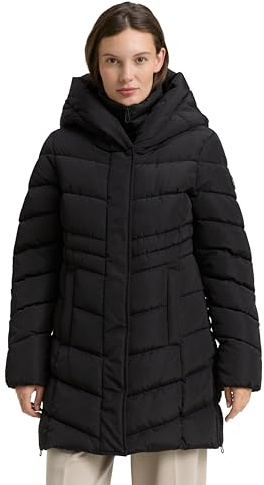 TOM TAILOR Damen Puffer-Mantel im 2-in-1-Look