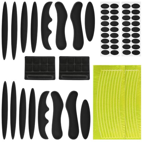 2 juegos de almohadillas universales para casco de bicicleta, almohadillas de espuma con , almohadillas de repuesto para casco de bicicleta, forro anticolisión para casco infantil, bicicleta de