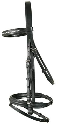 PFIFF Kent Bridon avec frontal Noir Vollblut/Cob