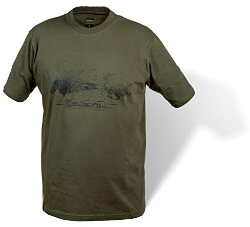 Radical Premium Style M Angelbekleidung T Shirt Sommer Bekleidung, Oliv/braun, M