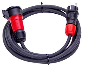 MRS Verlängerungskabel Starkstromkabel 16A 230V Schuko 3x2,5 Outdoor IP54 IP44 (16A/16A 50m 511250)