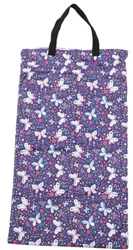 Toyvian Wasserdichte Wickeltasche Für Jungen Und Mädchen Wiederverwendbare Aufbewahrungstasche Für Nasse Und Trockene Windeln Multifunktionale Organizer-tasche Mit Aufhängeloch Für