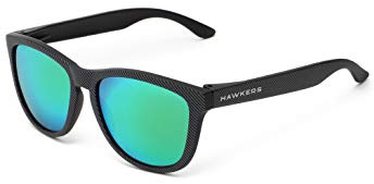 HAWKERS ONE CARBONO, Occhiali da sole Unisex - Adulto, Carbonio · Smeraldo Polarizzato, Taglia unica