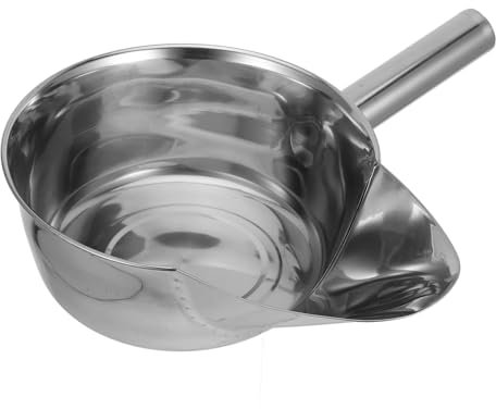 iplusmile Stainless Steel French Fry Shovel Capacity Scoop Cup for Popcorn Machine and Dry Goods for Packing Fries Chicken Fillets and Candy at Restaurants and Home Use