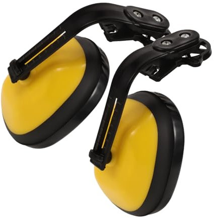 VILLFUL Cuffie Antirumore per Casco Sicurezza Protezione Dal Rumore Isolamento per Costruzione Cuffie Insonorizzate Resistenti Sicurezza per Lavorativi