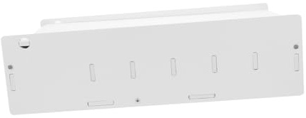 Mikikit Organizer Portadenaro Compatto con Coperchio Ribalta Scomparti per Banconote e Monete Cassetto Salva Spazio per Contanti per Ufficio e Negozio
