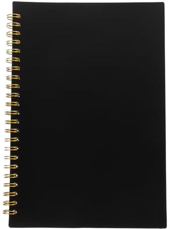CLISPEED Carnet de Notes Horizontal à Couverture PP Pages Lignées Vierges Registre d'Inventaire Domestique 100 Pages Grand Livre de Comptabilité Polyvalent pour Suivi des Stocks et